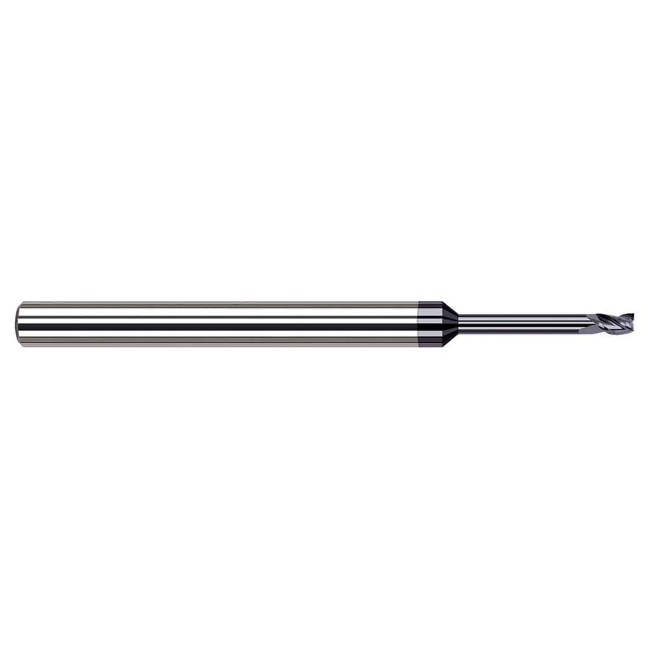 Harvey Tool 3mm, 9mm LOC, 4mm Shank Diam, 50mm OAL, 3 Flute Solid ...