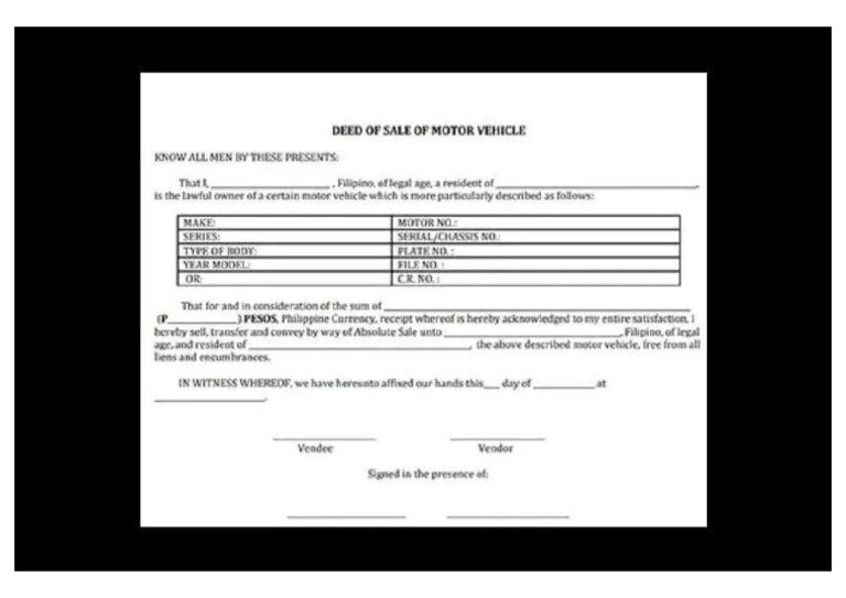 Deed of Sale | PDF