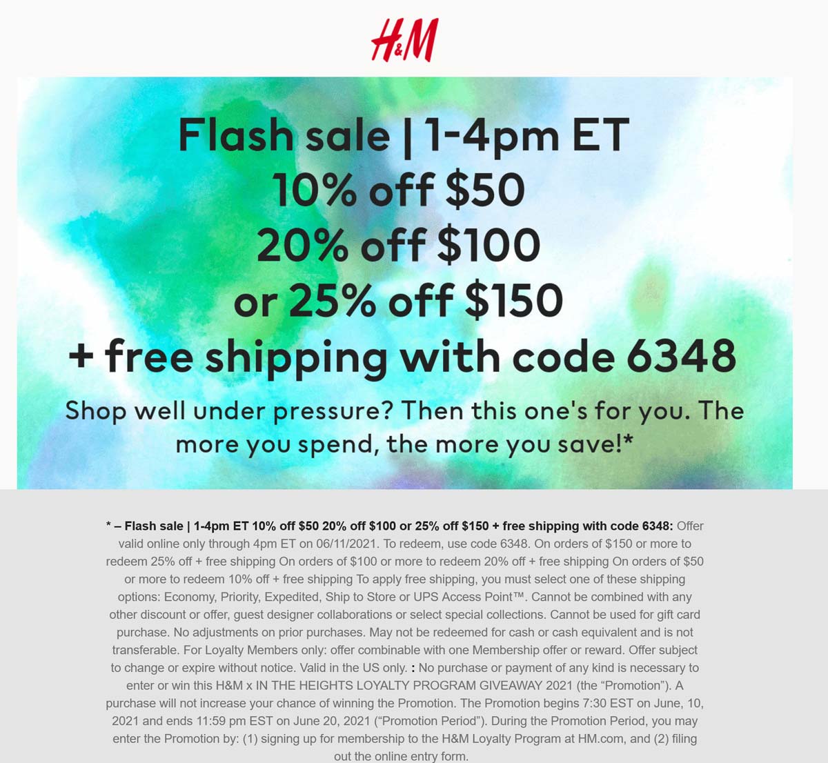 H&m coupon retailmenot