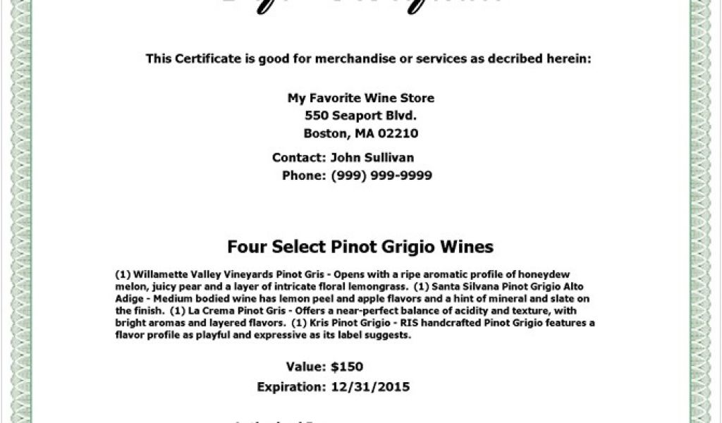 Auction Certificate Templates Free Charity Auction forms Images 108 ...