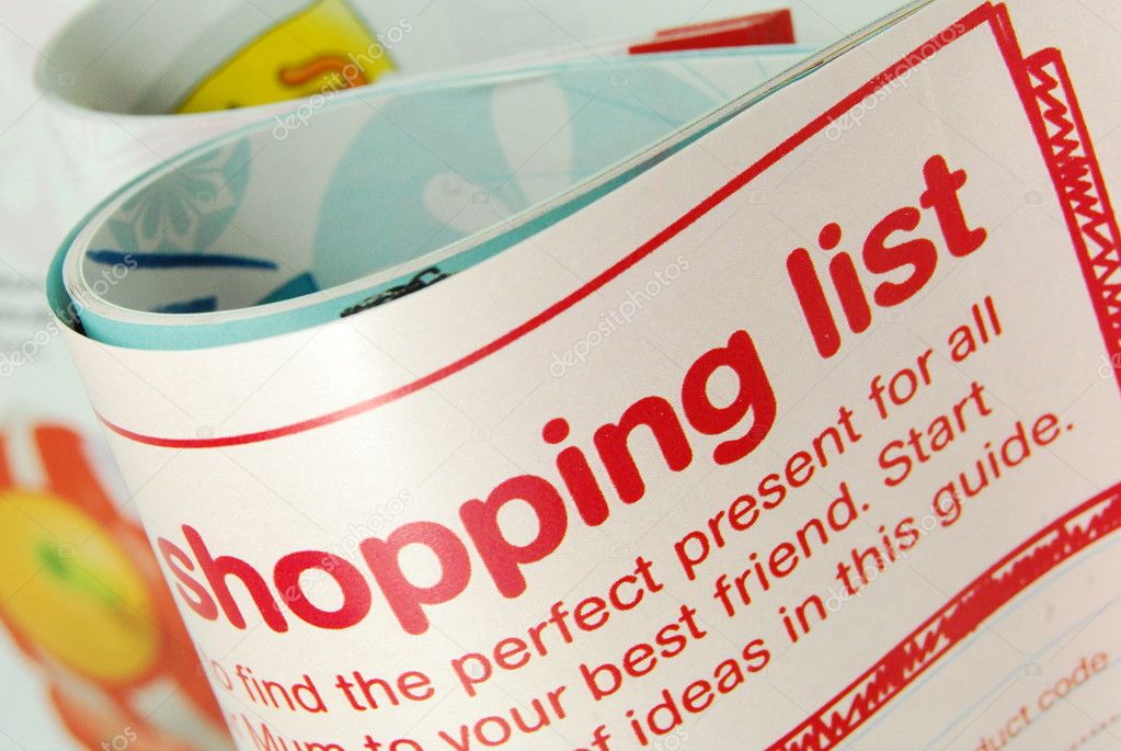 Shopping list — Stock Photo © lucianmilasan #6456180 Shopping list — Stock Photo © lucianmilasan #6456180