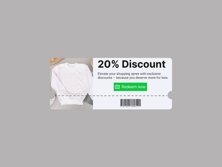Redeem coupon #061 by Risky M on Dribbble