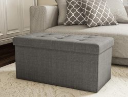 Bedroom storage bench for stylish organization