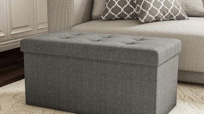 Bedroom storage bench