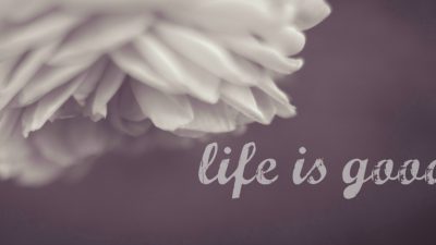 life is good: and then I let a complete stranger poke my skin ...