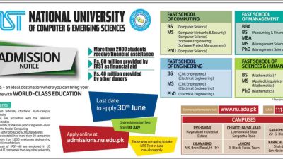 National University of Computer and Emerging Sciences | CampusGuru.PK