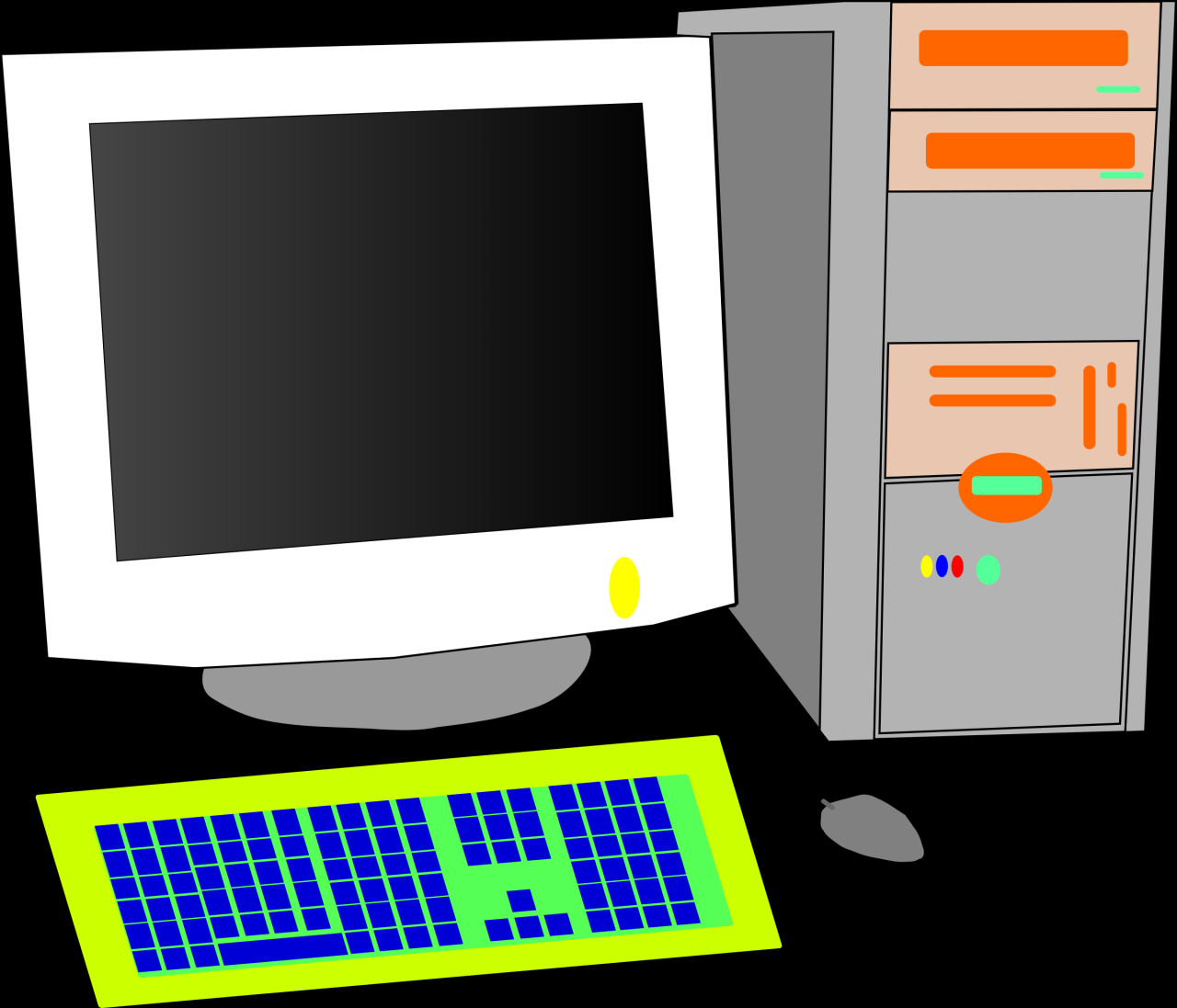 Clipart - Personal computer