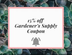 Gardeners supply coupon for your gardening needs
