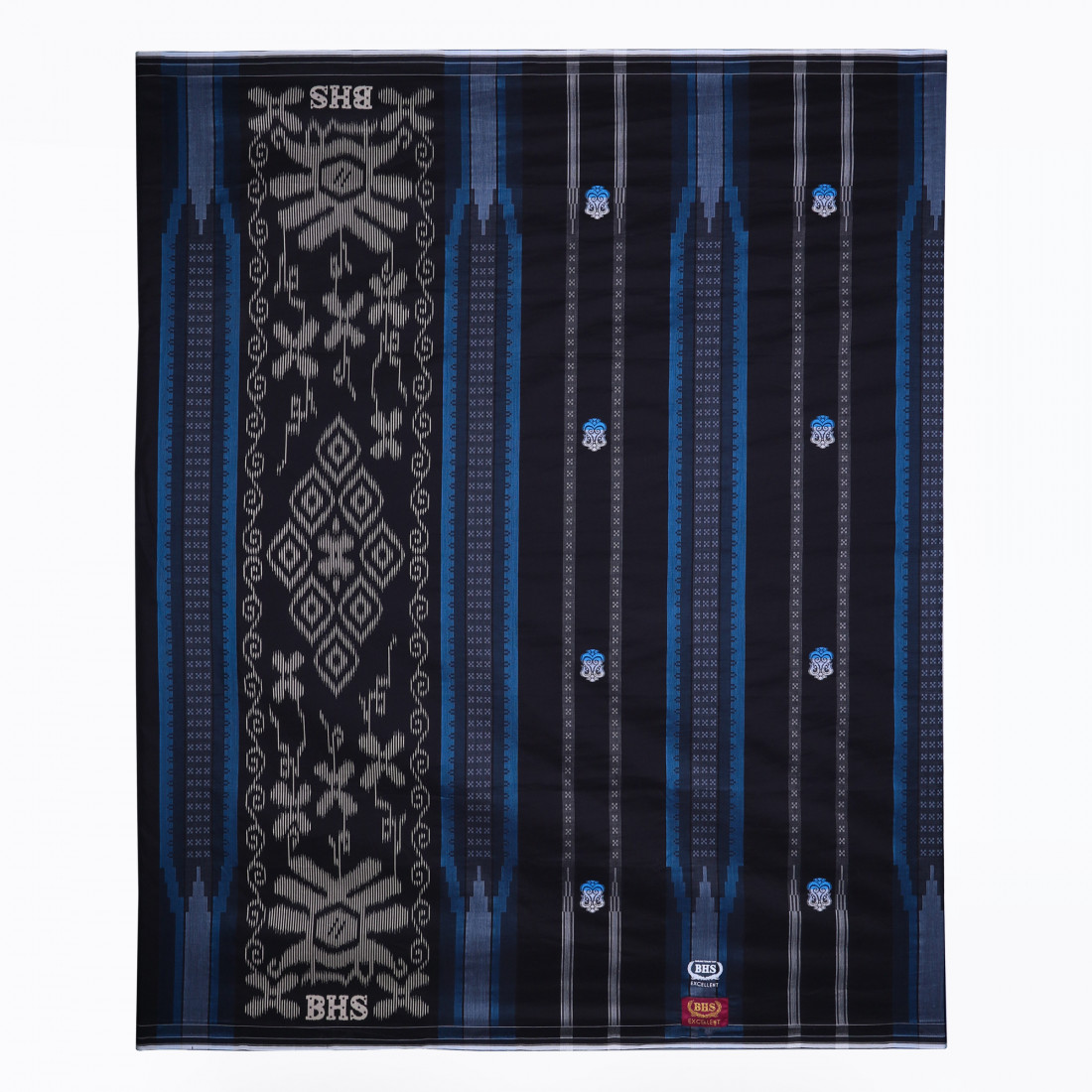 Sarung BHS Excellent Gold Motif E52 SGB Hitam A