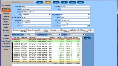 LandlordMax Property Management Software: Screenshots
